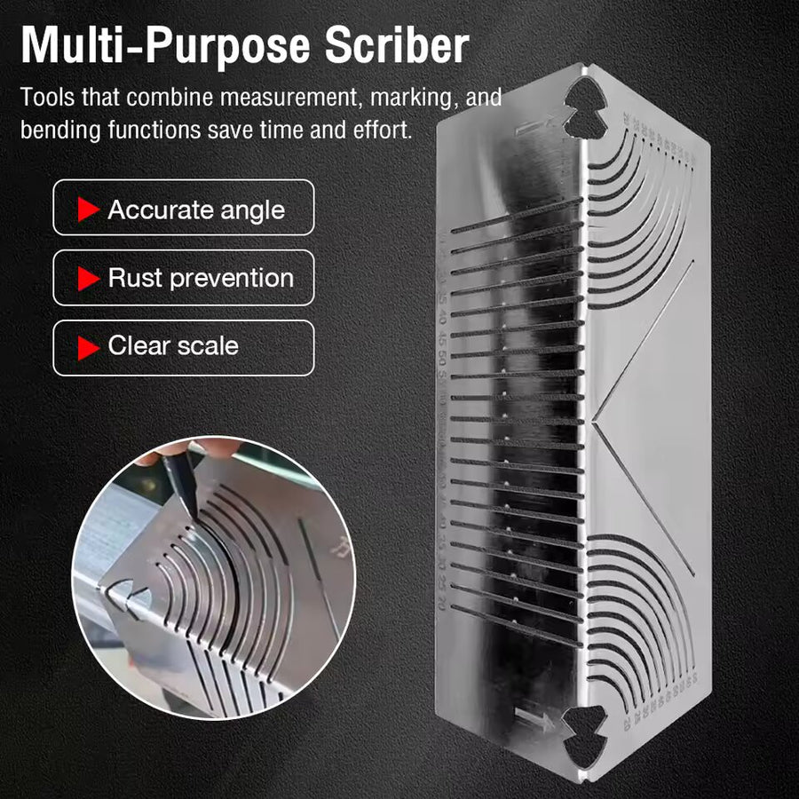 Többfunkciós vonalzó - Pontos jelölés