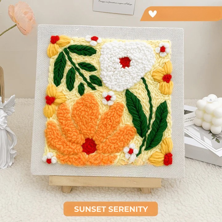 Sticken mit Punch Needle Set