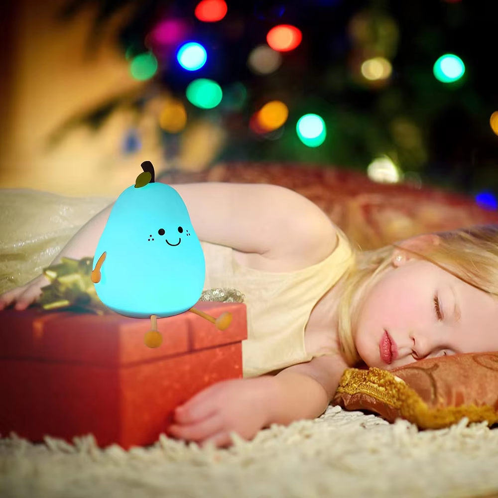 子供用の充電式シリコンナイトライト