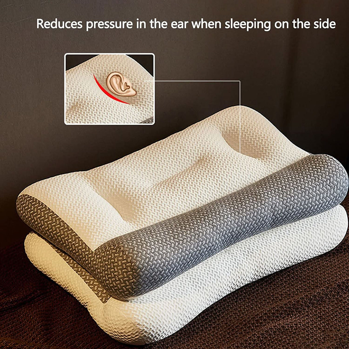 Polštář s paměťovou pěnou pro beznapěťový spánek 