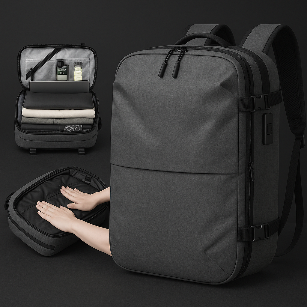 Mochila de viaje| Mochila versátil para viajes sin complicaciones 