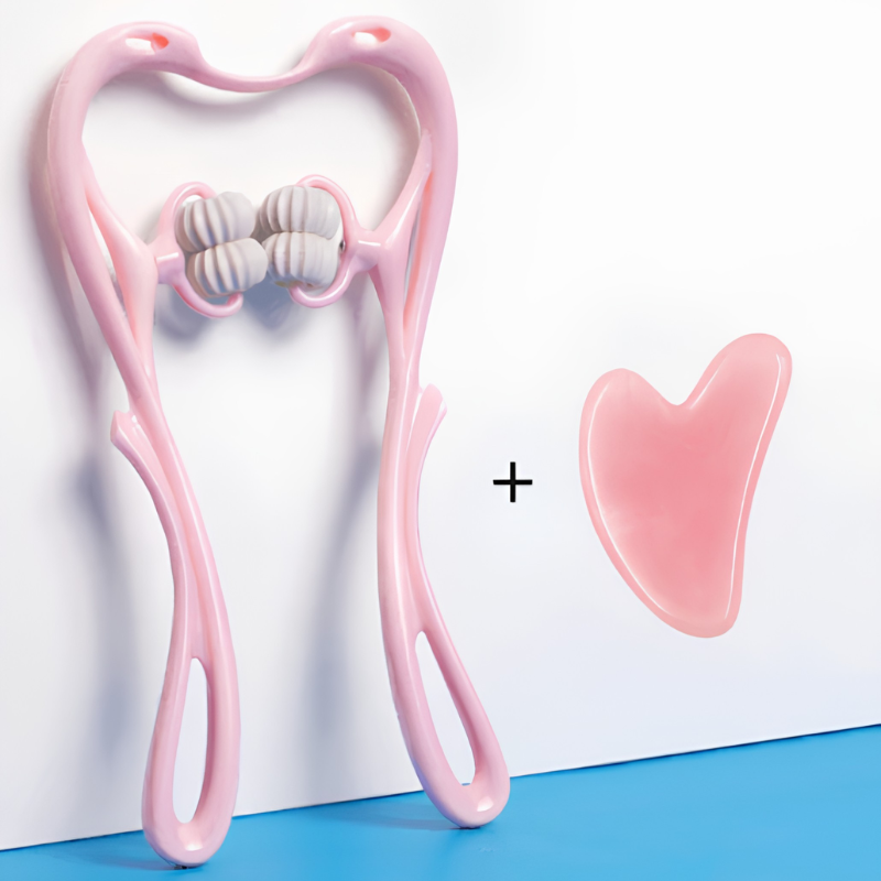 Rouleau manuel double poignée – application nuque ciblée