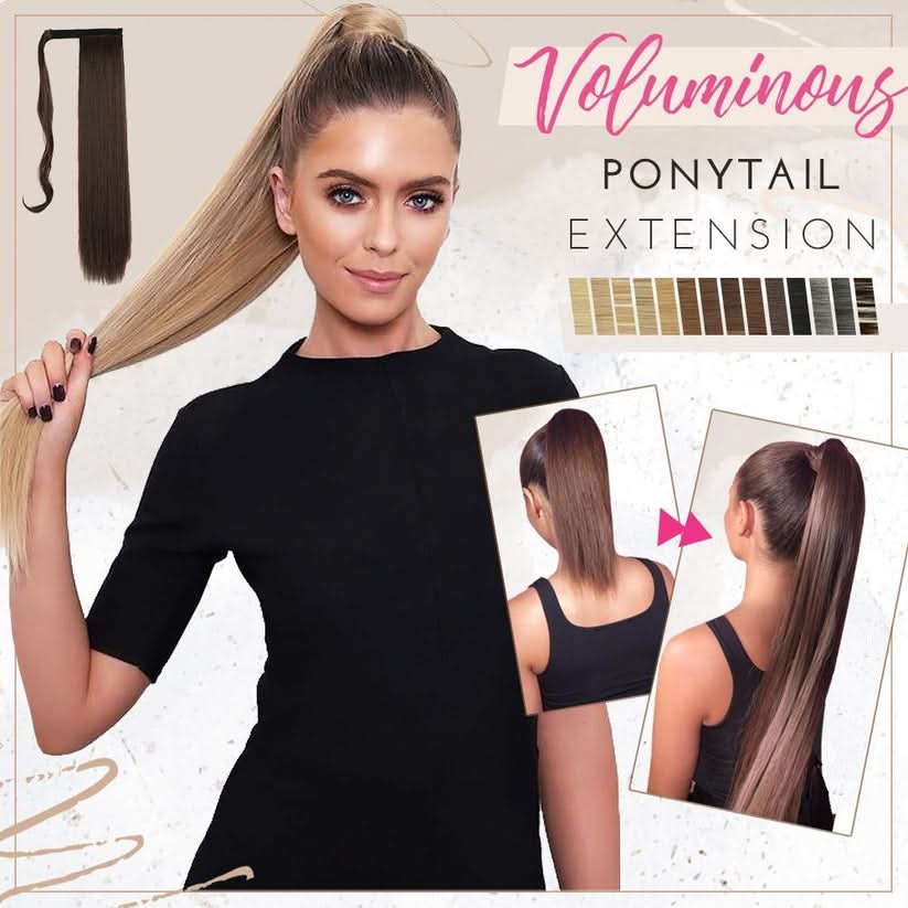 Glamour hestehale forlængelse til et chic look 