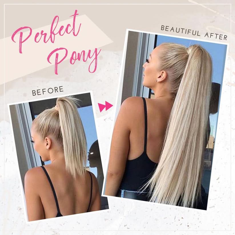 Extensión de cola de caballo glamorosa para un look chic 