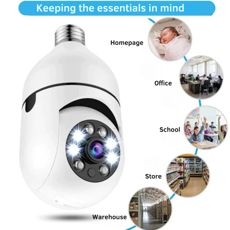 Vigile su casa discretamente con una cámara LED 