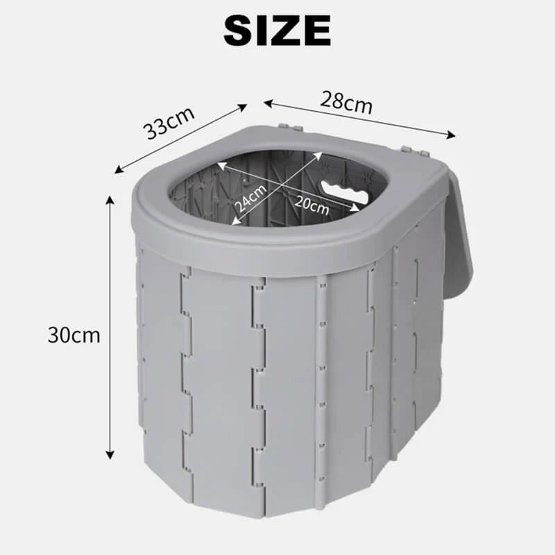 Opvouwbare draagbare toiletten 
