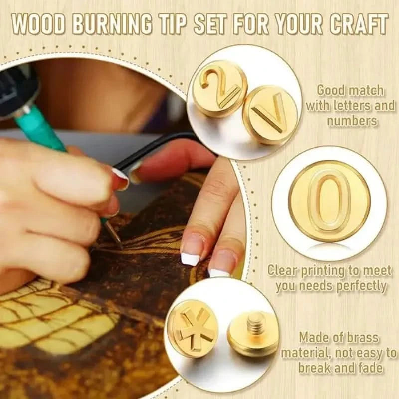 Kit de pyrogravure en bois pour artistes