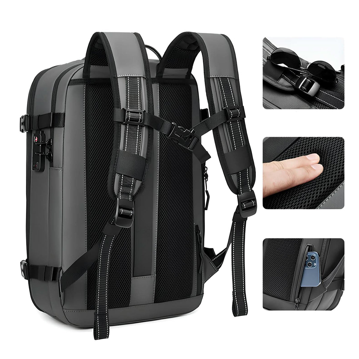 Mochila de viaje| Mochila versátil para viajes sin complicaciones 
