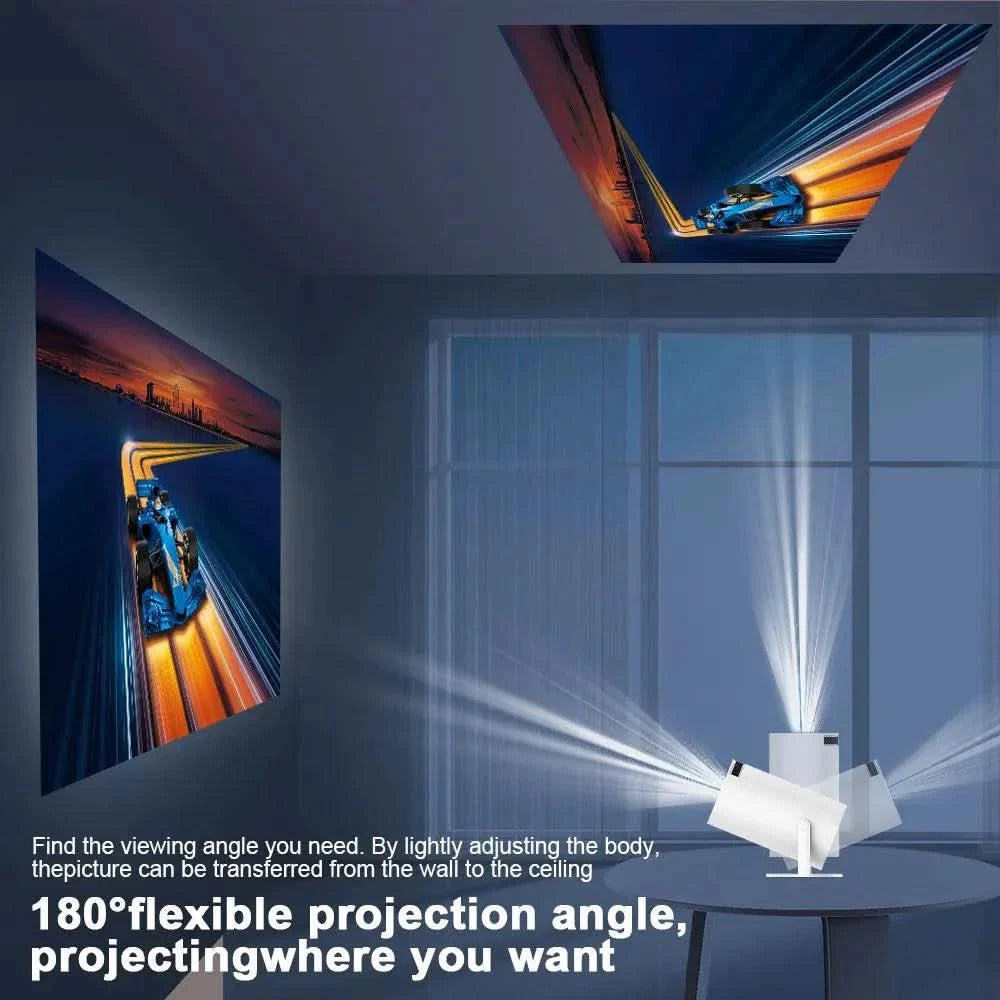 Un proyector compacto que transforma tu pared en cine 