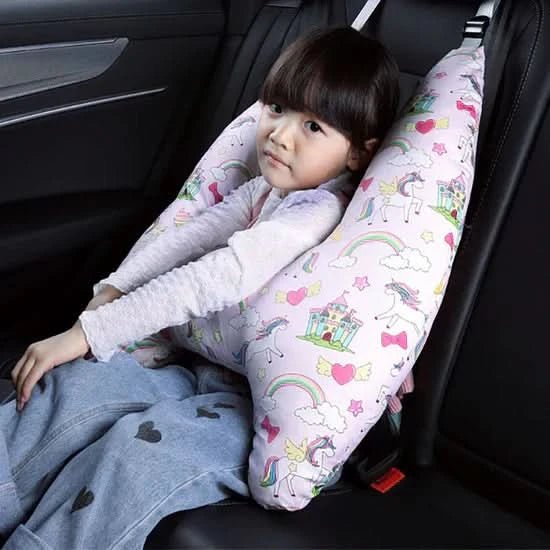 Cojín de viaje para niños con soporte seguro 
