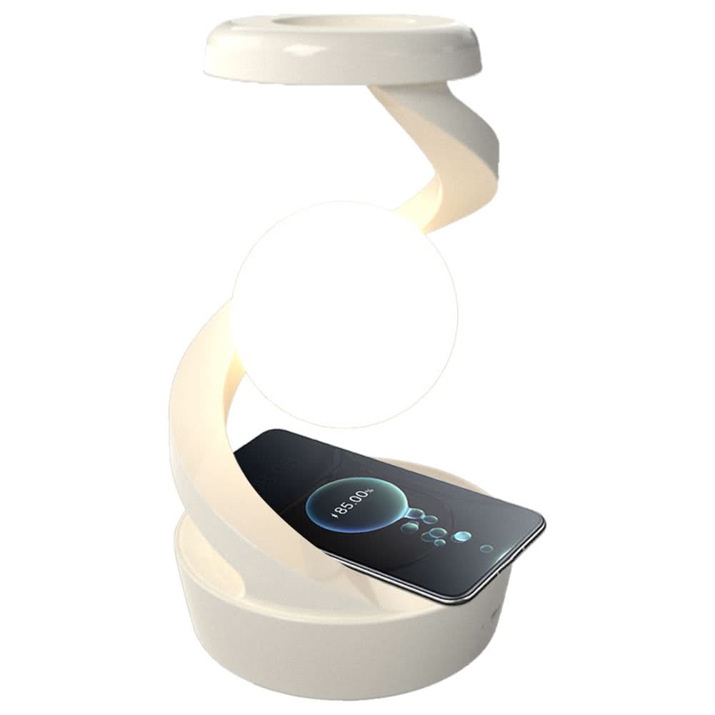 Design LED-lamp met geïntegreerde draadloze oplader 