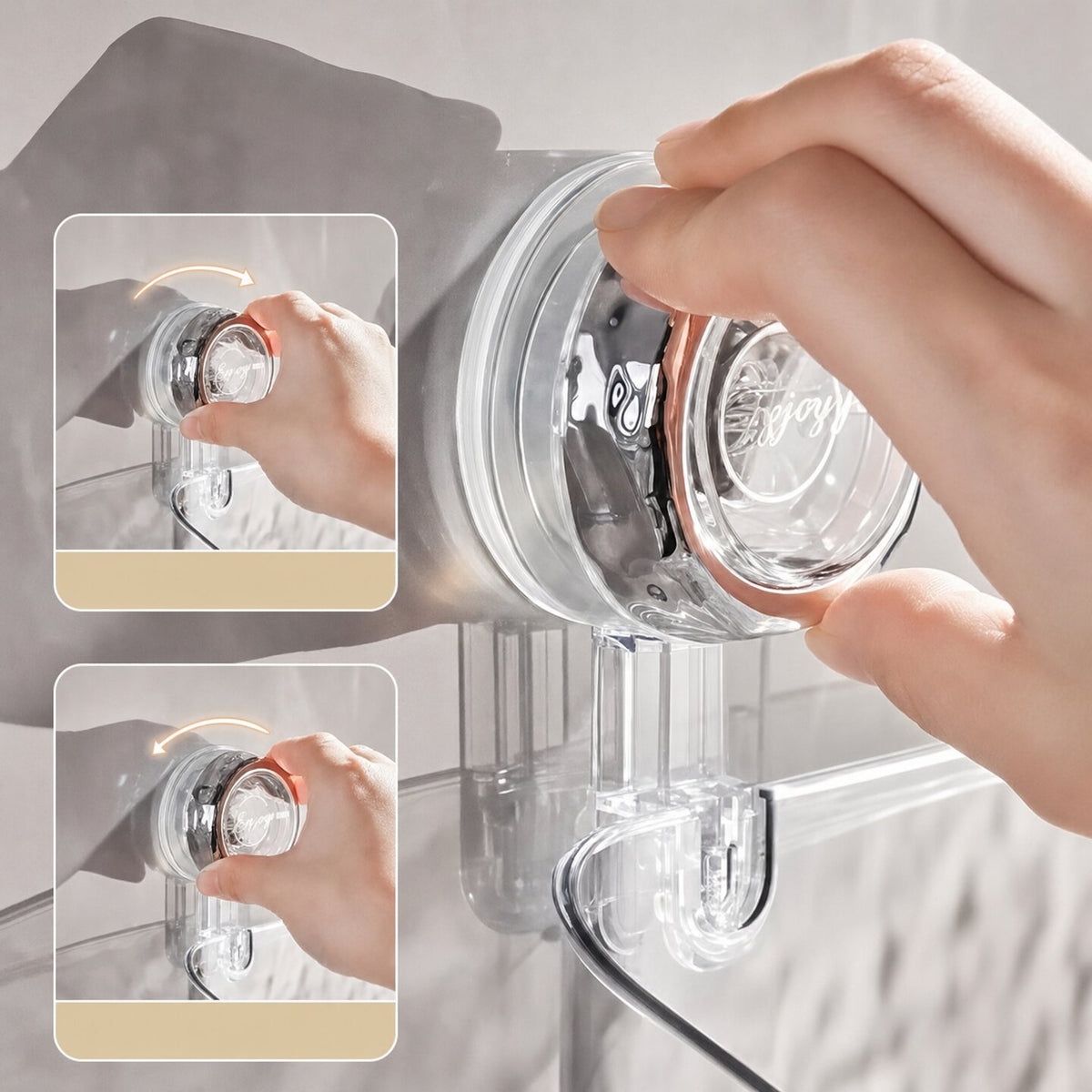 Étagère murale pratique sans perçage pour salle de bain
