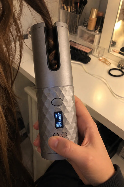 Fer à Boucler Sans Fil Portable — photo d'un client 8