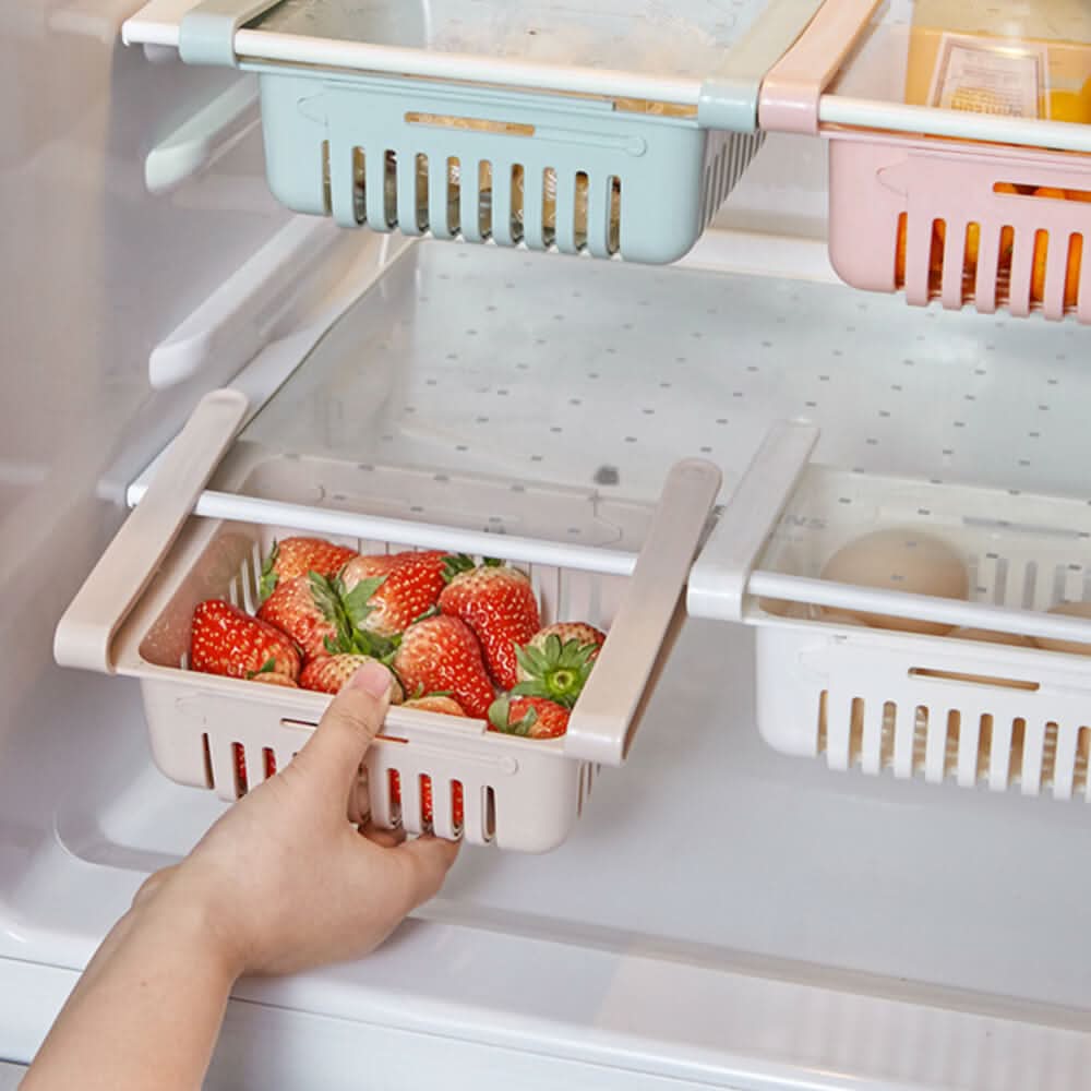 Organizador ajustable para refrigerador 