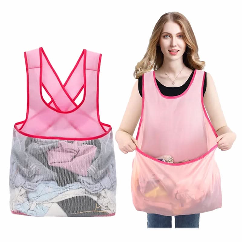 Delantal funcional bolsa de ropa - Práctico y ajustable 